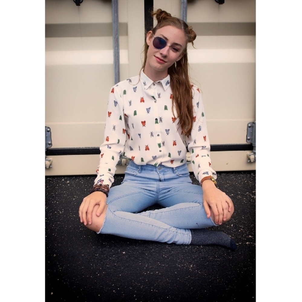 H&M Bug Blouse